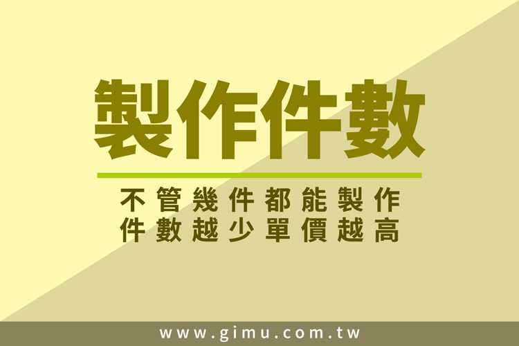 Gimu團體服-解說班服價格-件數多與件數少